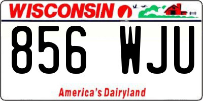 WI license plate 856WJU
