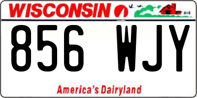 WI license plate 856WJY