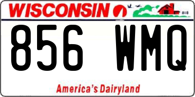 WI license plate 856WMQ