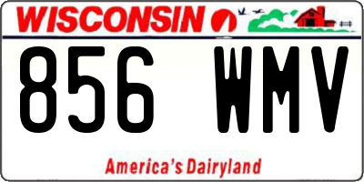 WI license plate 856WMV