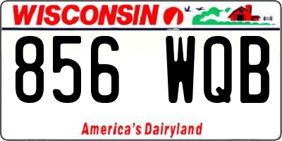 WI license plate 856WQB