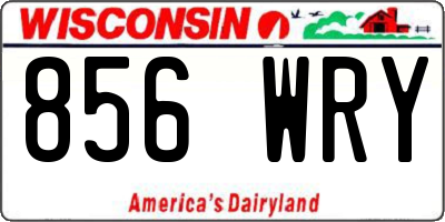 WI license plate 856WRY