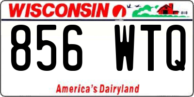 WI license plate 856WTQ