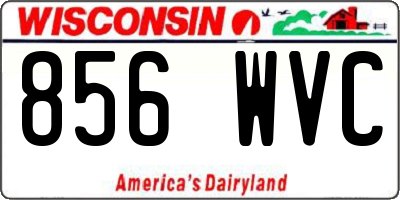 WI license plate 856WVC