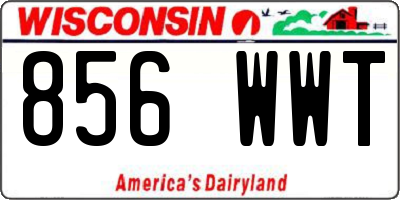 WI license plate 856WWT