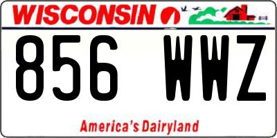 WI license plate 856WWZ