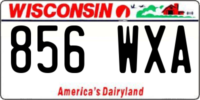 WI license plate 856WXA