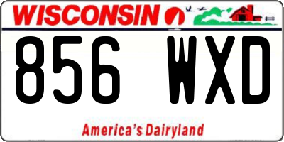 WI license plate 856WXD