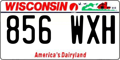 WI license plate 856WXH