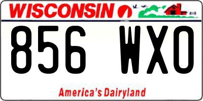 WI license plate 856WXO