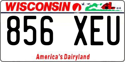 WI license plate 856XEU