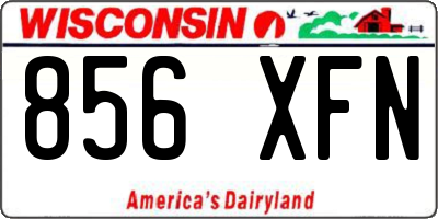 WI license plate 856XFN
