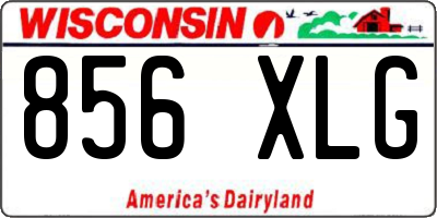 WI license plate 856XLG