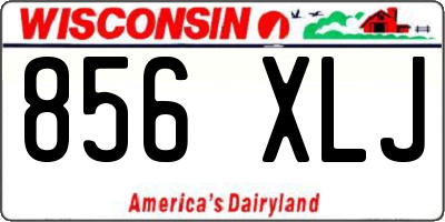 WI license plate 856XLJ