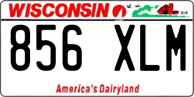 WI license plate 856XLM