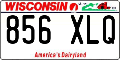 WI license plate 856XLQ