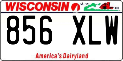 WI license plate 856XLW