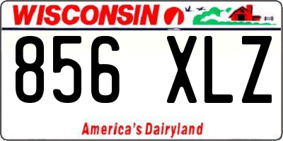WI license plate 856XLZ