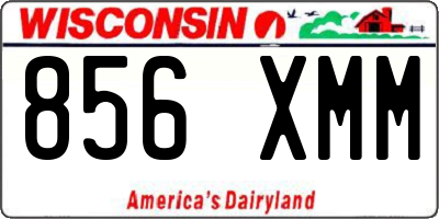 WI license plate 856XMM