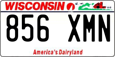 WI license plate 856XMN