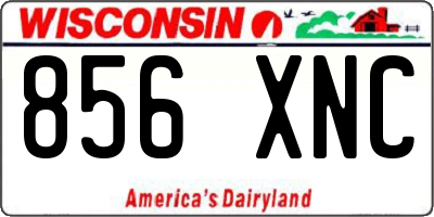 WI license plate 856XNC