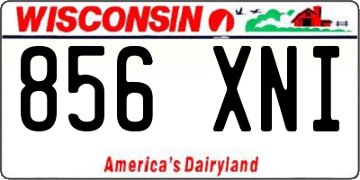 WI license plate 856XNI