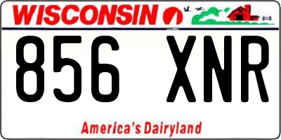 WI license plate 856XNR