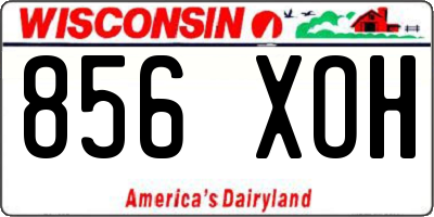 WI license plate 856XOH