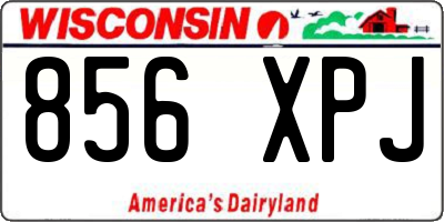 WI license plate 856XPJ
