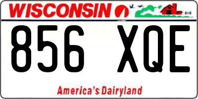 WI license plate 856XQE