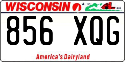 WI license plate 856XQG