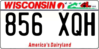 WI license plate 856XQH