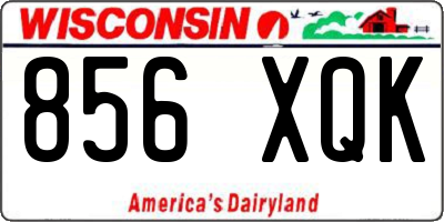 WI license plate 856XQK