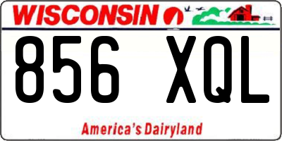 WI license plate 856XQL