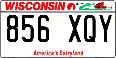 WI license plate 856XQY