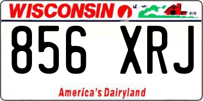 WI license plate 856XRJ