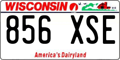 WI license plate 856XSE