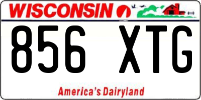 WI license plate 856XTG