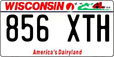 WI license plate 856XTH