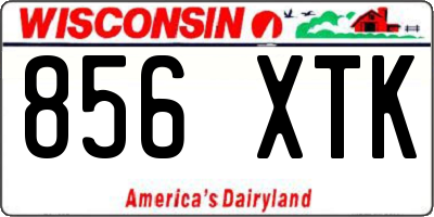WI license plate 856XTK