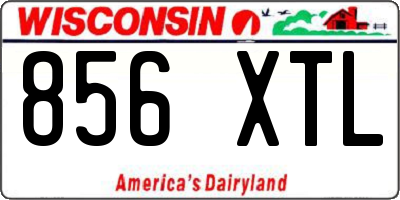 WI license plate 856XTL