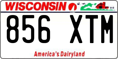 WI license plate 856XTM