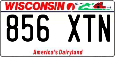 WI license plate 856XTN