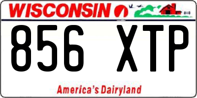 WI license plate 856XTP
