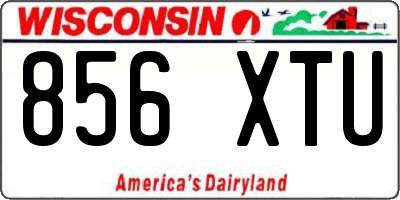WI license plate 856XTU