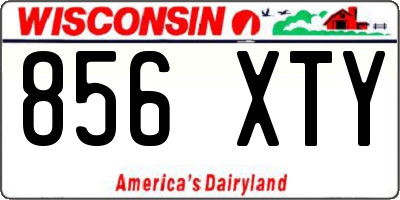 WI license plate 856XTY