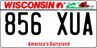 WI license plate 856XUA