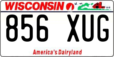 WI license plate 856XUG