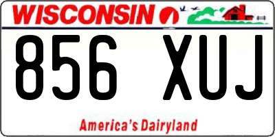 WI license plate 856XUJ