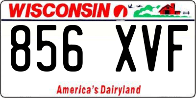 WI license plate 856XVF